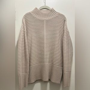 !!! Topshop Cream Mock Neck Oversized Sweater, SZ US 2
